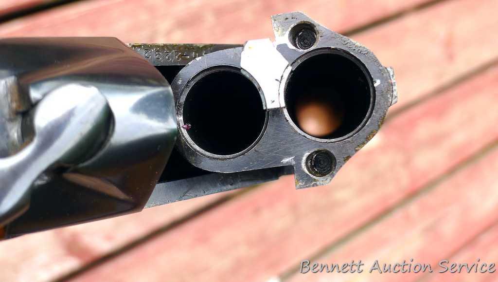 12 gauge over/under shotgun with double triggers and 28" barrels, manufactured by Boito for KMart