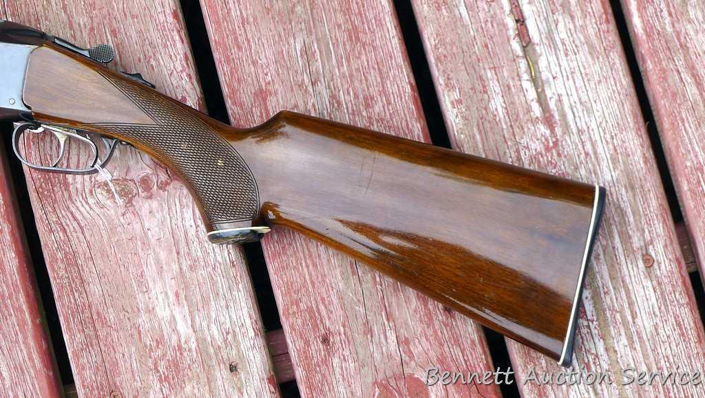 12 gauge over/under shotgun with double triggers and 28" barrels, manufactured by Boito for KMart