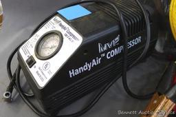 MVP HandyAir Compressor, works but needs hose replaced; trailer wiring harness for Chrysler Voyager,