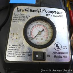 MVP HandyAir Compressor, works but needs hose replaced; trailer wiring harness for Chrysler Voyager,