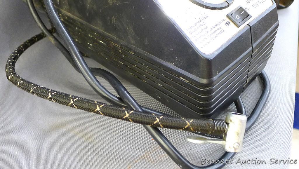 MVP HandyAir Compressor, works but needs hose replaced; trailer wiring harness for Chrysler Voyager,