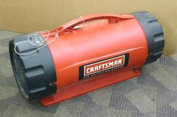 Craftsman air filtration system, Model 113169955. Approx. 13" x 29" x 13" high. Works.