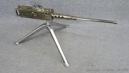 Awesome metal machine gun lighter, 12" long. Flint works.