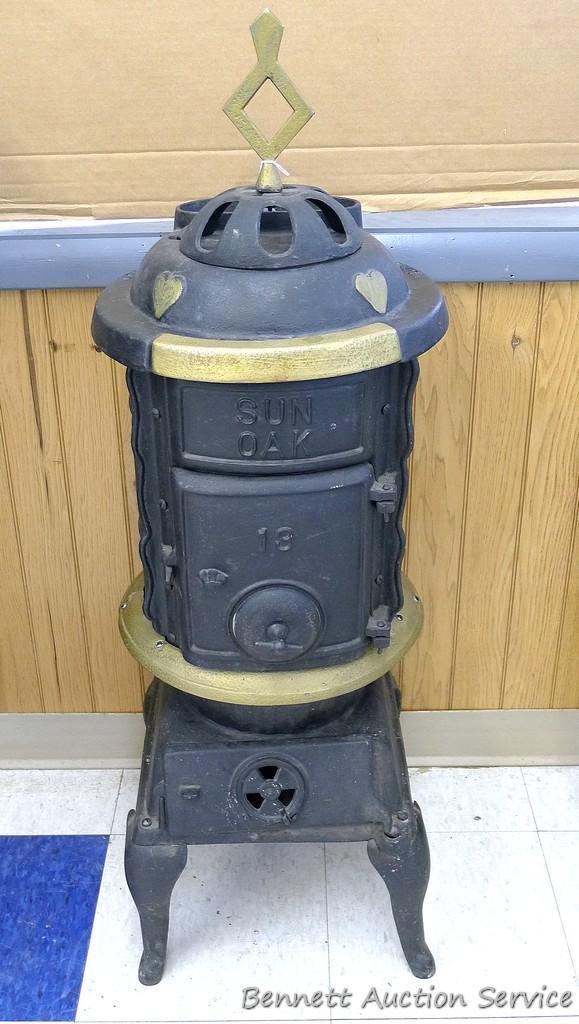 No 13 cast iron belly stove by King Stove and Range Co in Sheffield Ala would make a great