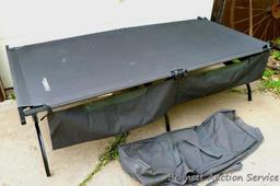 Gander Mtn. GS Tracker extreme cot W/Cargo. 40" wide x 84" long x 25" tall. Canvas needs cleaning,