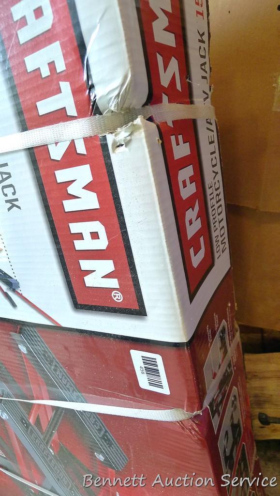 Craftsman low profile motorcycle ATV jack. 1500 lb. capacity, NIB.