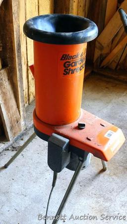 Black & Decker Garden Shredder looks to be in good condition.