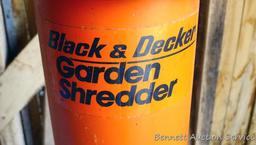 Black & Decker Garden Shredder looks to be in good condition.