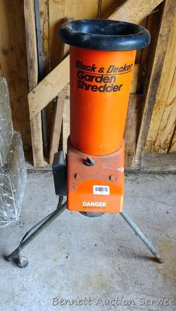 Black & Decker Garden Shredder looks to be in good condition.