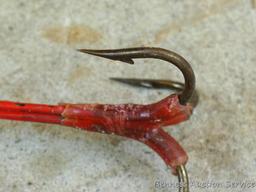 Triple hook for snagging big fish - 3' long.