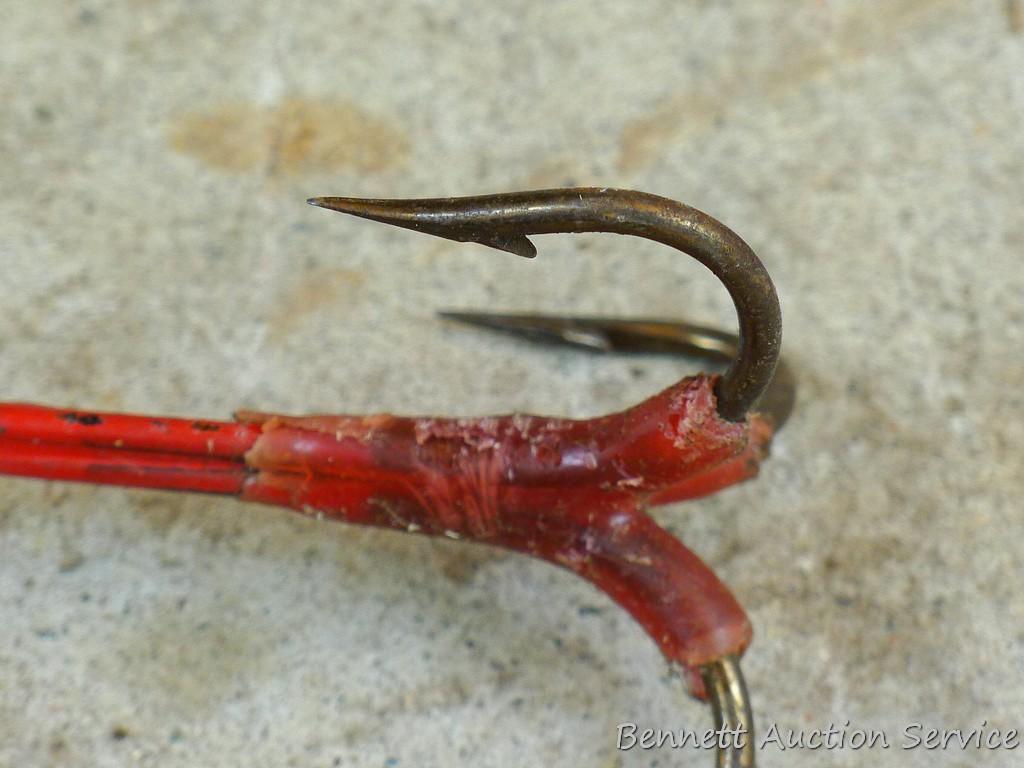 Triple hook for snagging big fish - 3' long.