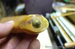 Rapala fillet knife with J. Martliini Finland on, 8" long in leather sheaf,