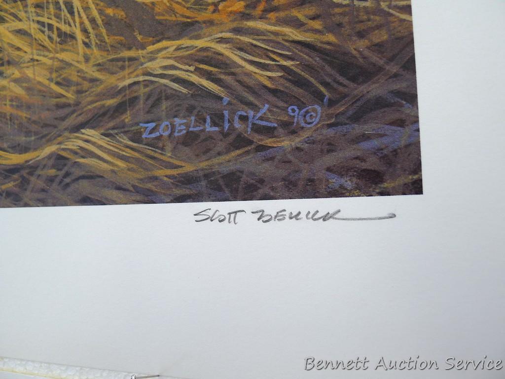 Four signed & numbered fox prints including: Tell Me, Jack Frost by Nancy Glazier (23? x 27?);