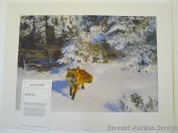 Four signed & numbered fox prints including: Tell Me, Jack Frost by Nancy Glazier (23? x 27?);