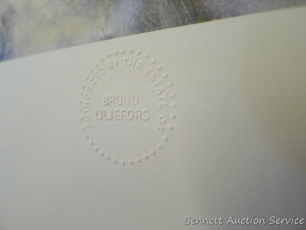 Four signed & numbered fox prints including: Tell Me, Jack Frost by Nancy Glazier (23? x 27?);