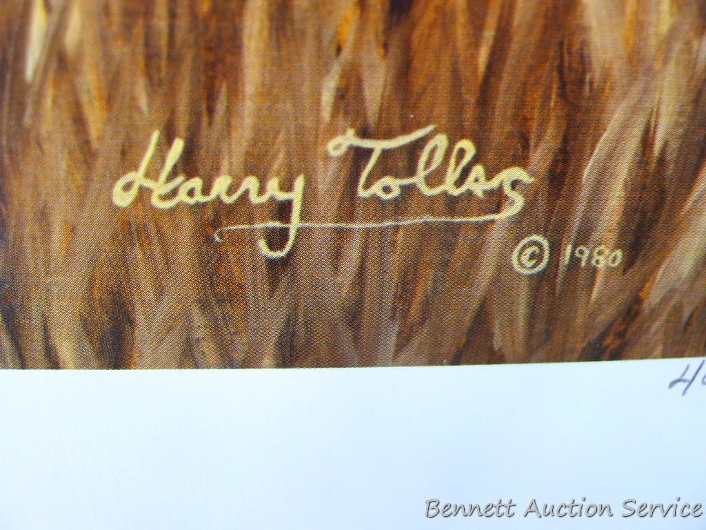 Two signed & numbered Labrador prints, plus two others. Harry Tolles 'Memorable Retrieve', 25-1/2" x