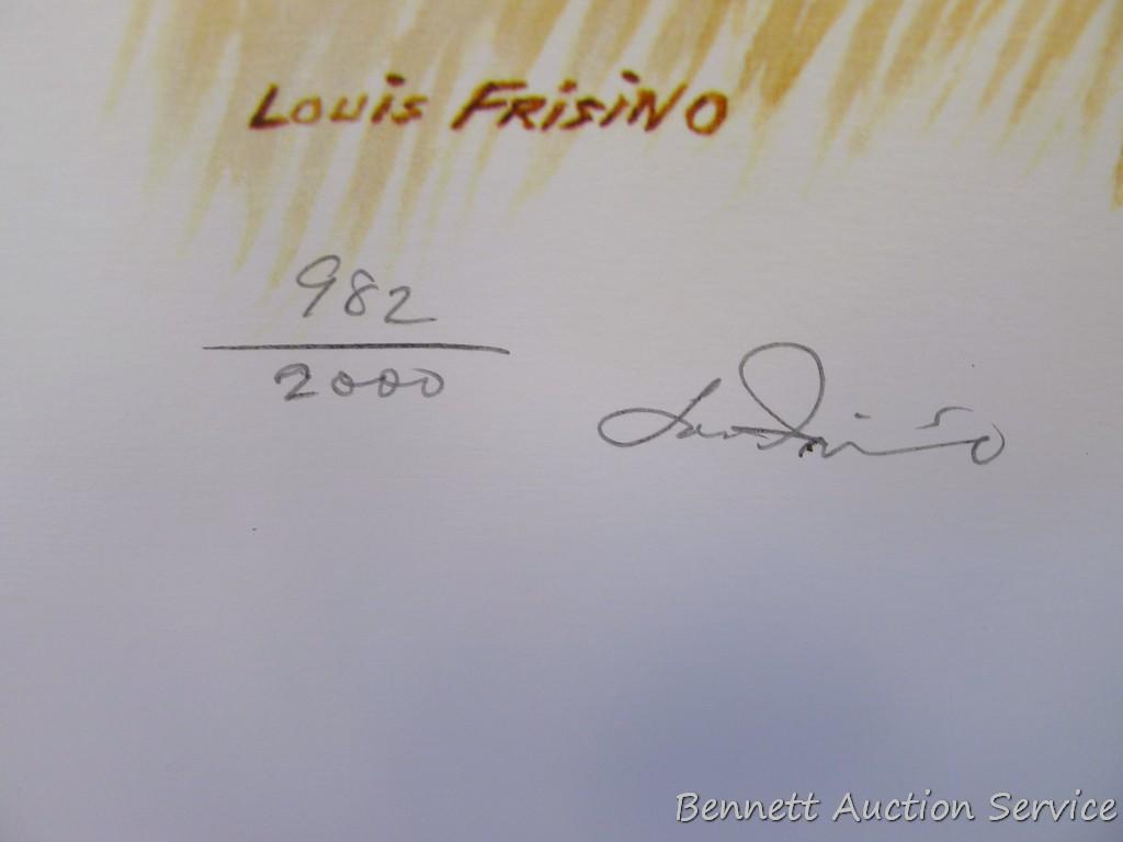 Two signed & numbered Labrador prints, plus two others. Harry Tolles 'Memorable Retrieve', 25-1/2" x
