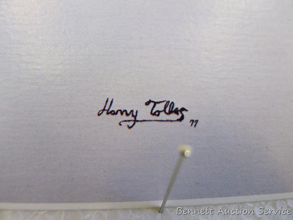 Two signed & numbered Labrador prints, plus two others. Harry Tolles 'Memorable Retrieve', 25-1/2" x