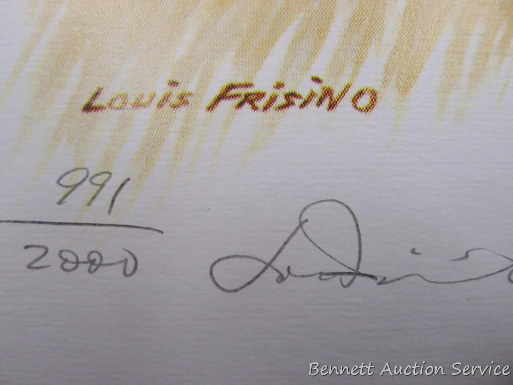 Two signed & numbered Labrador prints, plus 'Chocolate Lab -Brandy' by Michael Steddum. Jerry