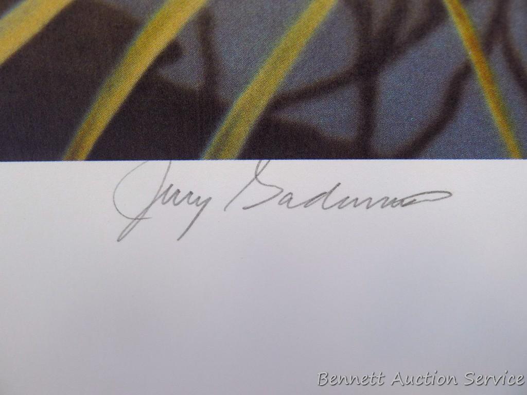 Three signed & numbered Canada goose prints by Jerry Gadamus and Scott Zoellick. Gadamus prints