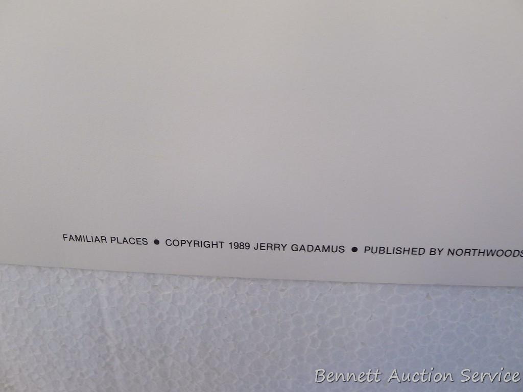 Three signed & numbered Canada goose prints by Jerry Gadamus and Scott Zoellick. Gadamus prints