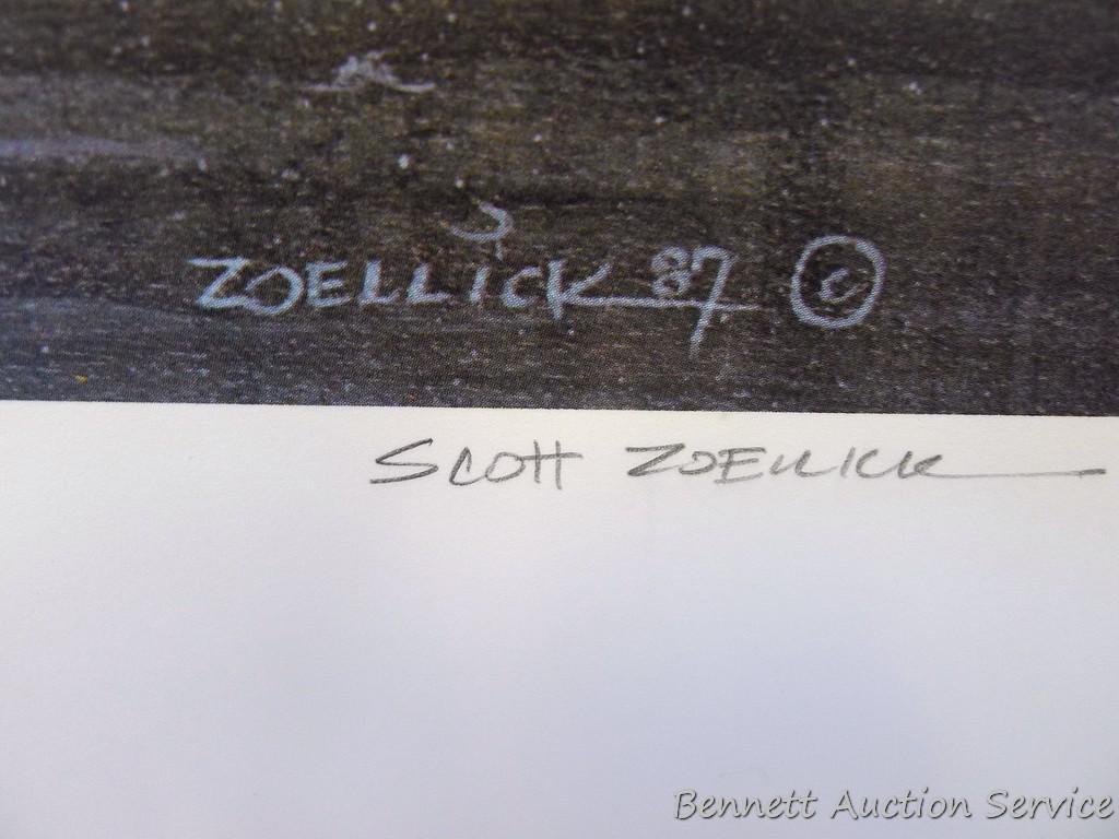 Three signed & numbered Canada goose prints by Jerry Gadamus and Scott Zoellick. Gadamus prints