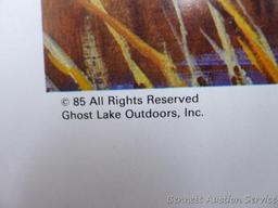 Signed & numbered print by Zoellick 'Canadian Mist', 22" x 28"; plus other Canada goose prints as