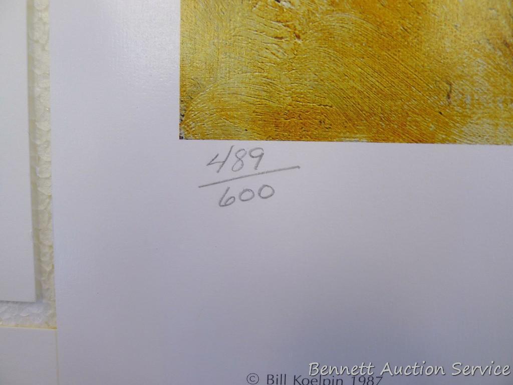 Five signed & numbered prints by Don Kloetzke, Bill Koelpin, Scott Zoellick and Stan Finnemore.