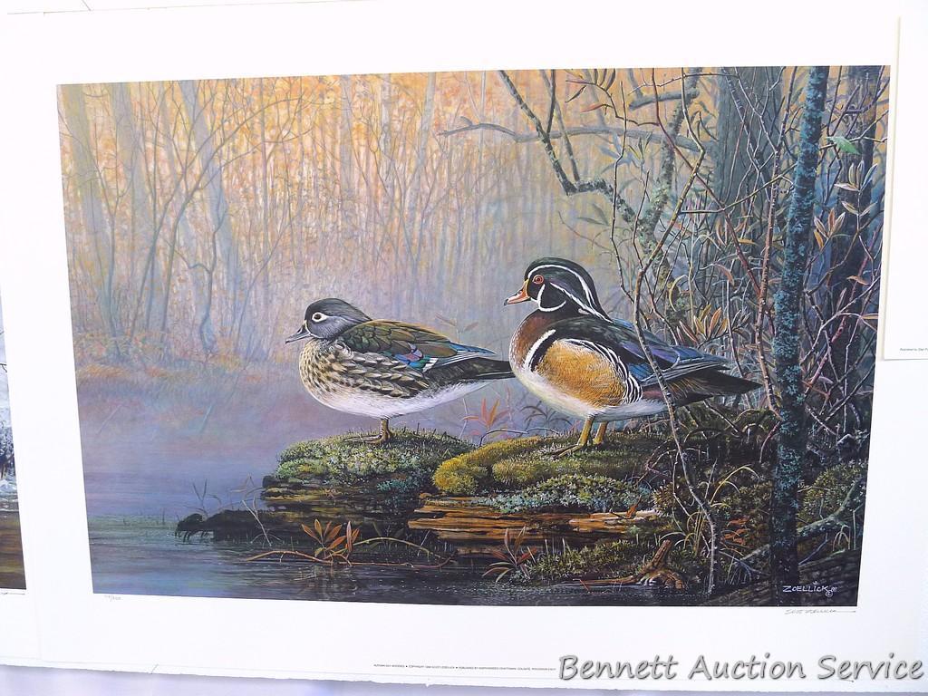 Five signed & numbered prints by Don Kloetzke, Bill Koelpin, Scott Zoellick and Stan Finnemore.