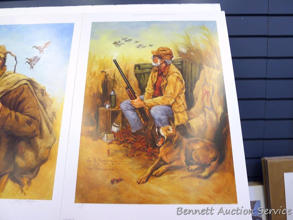 Five signed & numbered prints by Don Kloetzke, Bill Koelpin, Scott Zoellick and Stan Finnemore.
