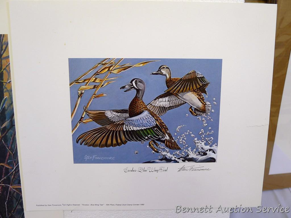 Five signed & numbered prints by Don Kloetzke, Bill Koelpin, Scott Zoellick and Stan Finnemore.