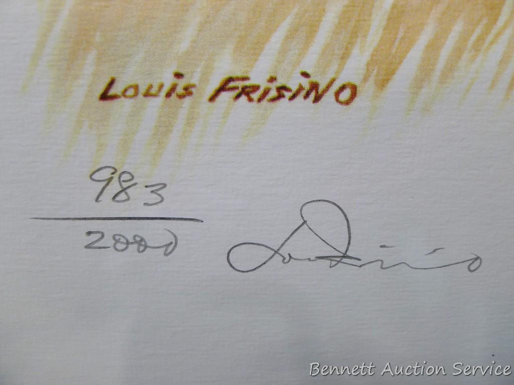 Four signed & numbered Labrador prints by Jerry Gadamus, Louis Frisino, and Marian