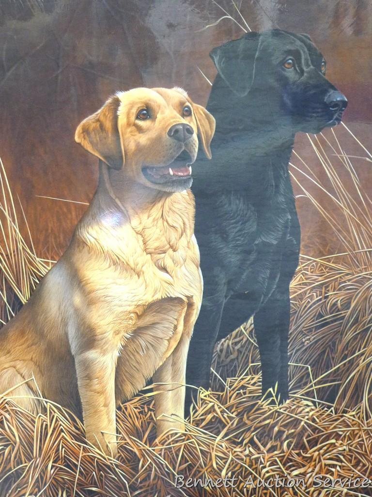 Four signed & numbered Labrador prints by Jerry Gadamus, Louis Frisino, and Marian