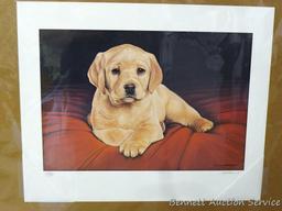 Four signed & numbered Labrador prints by Jerry Gadamus, Louis Frisino, and Marian