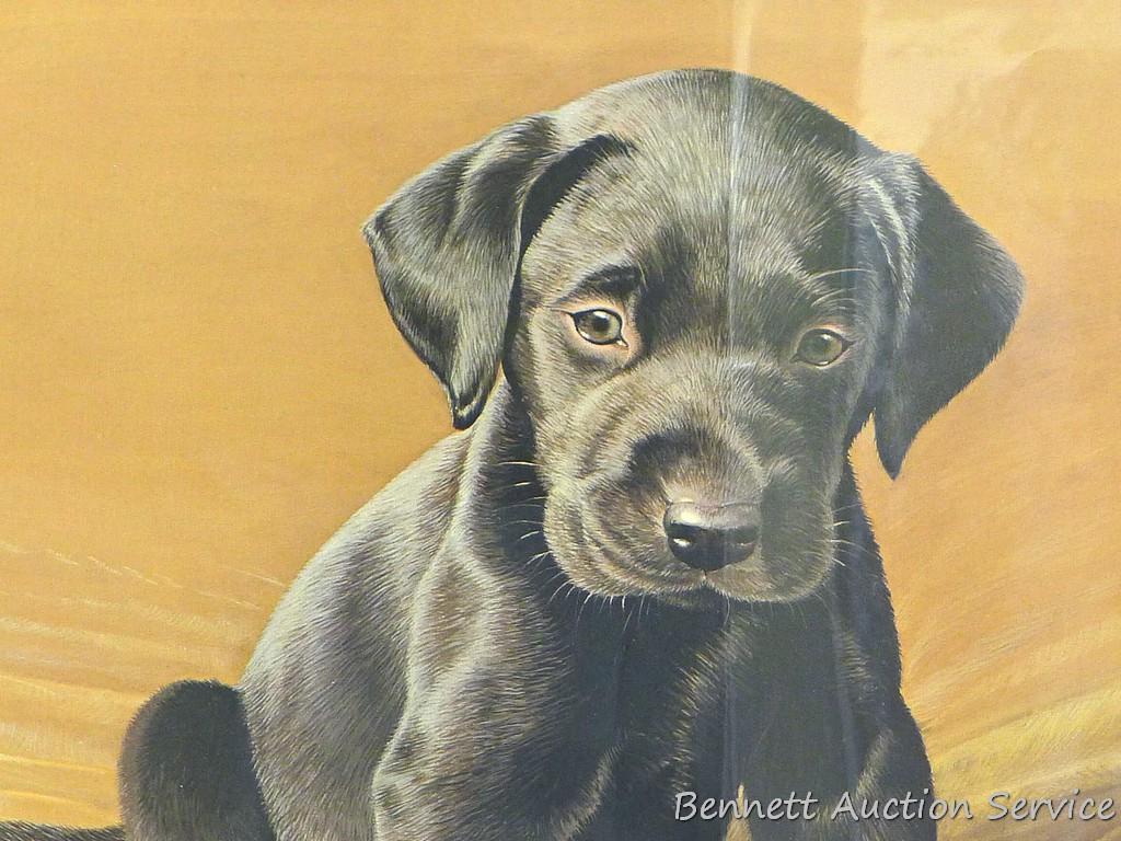 Four signed & numbered Labrador prints by Jerry Gadamus, Louis Frisino, and Marian