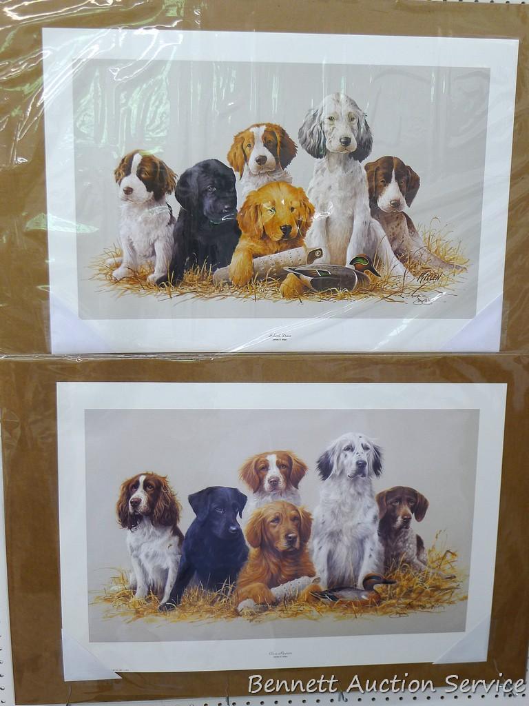 Pair of prints by James Killen entitled 'School Daze' and 'Class Reunion'. Neat set. Each measures