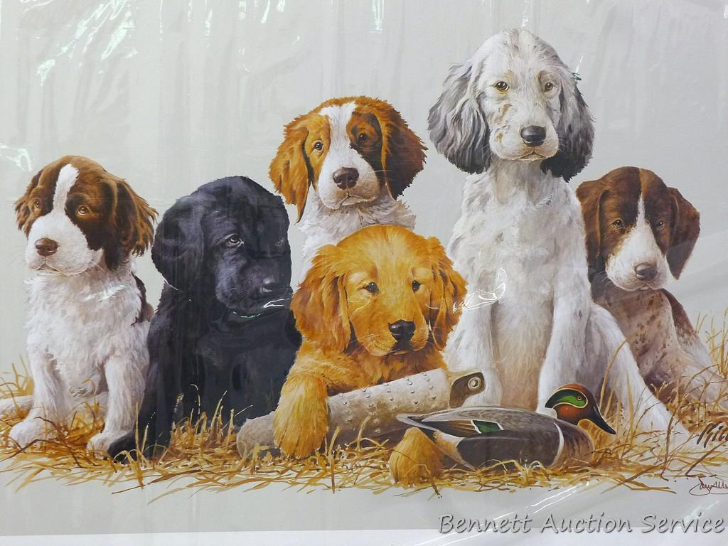 Pair of prints by James Killen entitled 'School Daze' and 'Class Reunion'. Neat set. Each measures