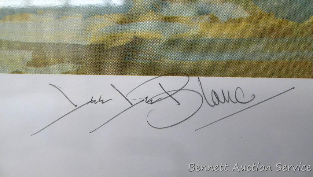 Three signed & numbered wood duck prints by Larry Barton and Lee LeBlanc. Larry Barton 'Morning