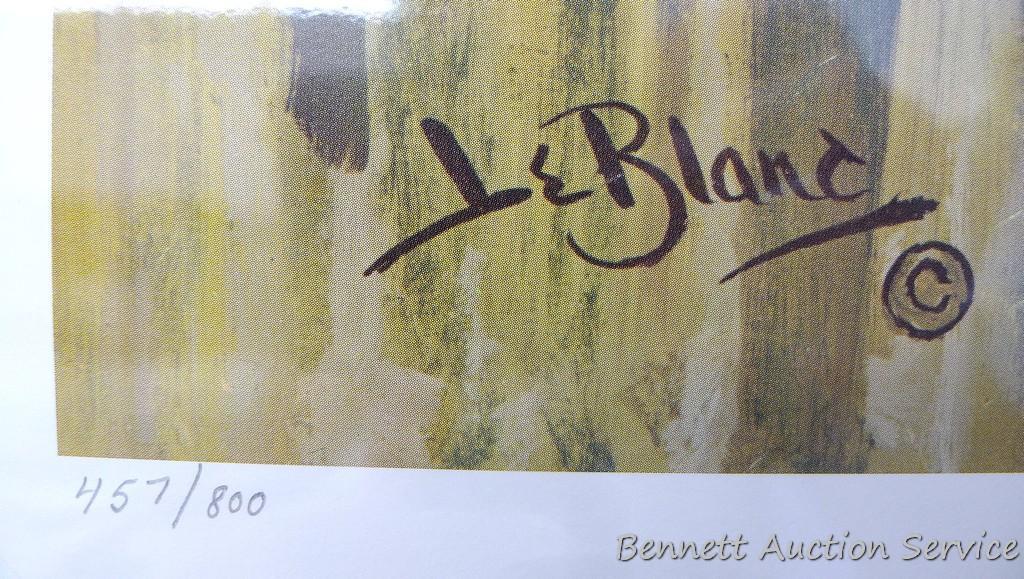 Three signed & numbered wood duck prints by Larry Barton and Lee LeBlanc. Larry Barton 'Morning