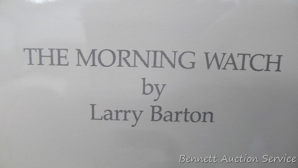 Three signed & numbered wood duck prints by Larry Barton and Lee LeBlanc. Larry Barton 'Morning
