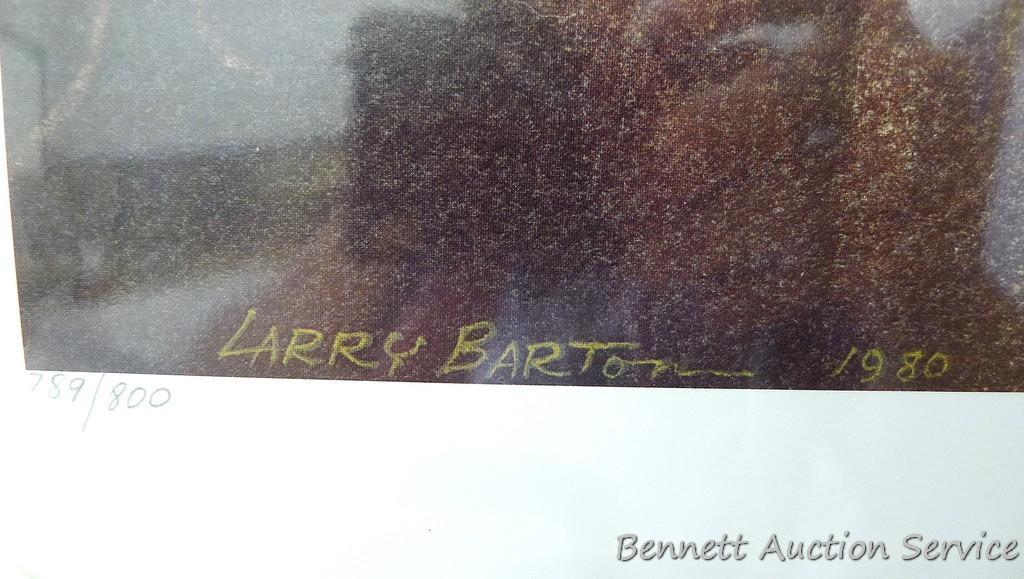 Three signed & numbered wood duck prints by Larry Barton and Lee LeBlanc. Larry Barton 'Morning
