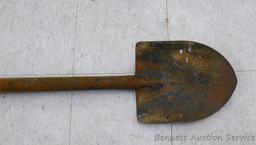 Really long spade shovel is about 116" long.