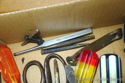 Screwdrivers, chisels, wrenches, glass cutter, more. Craftsman and other.