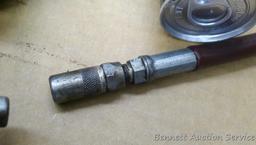 2 Grease guns and tube of multi purpose grease.