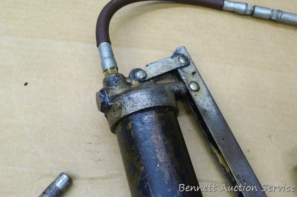 2 Grease guns and tube of multi purpose grease.
