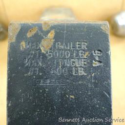 2" receiver hitch with a 4" drop and a 1" hole, two 2" balls, 1-7/8" ball, more.