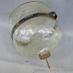 Antique fuel jar or bottle is marked Patented July 1st, 1913 and looks to be in good condition. We