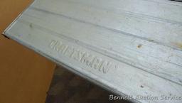 Craftsman 10" table saw with two miter gauges, Align-A-Rip precision rip fence, table extensions,