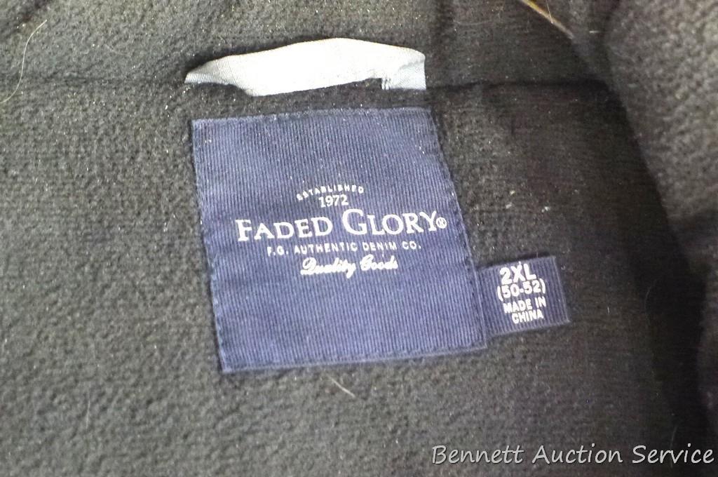 Thor XXL winter coat and Faded Glory down filled XXL winter coat, both look to be in good condition