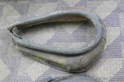 Pair of horse collars, each about 26" tall.